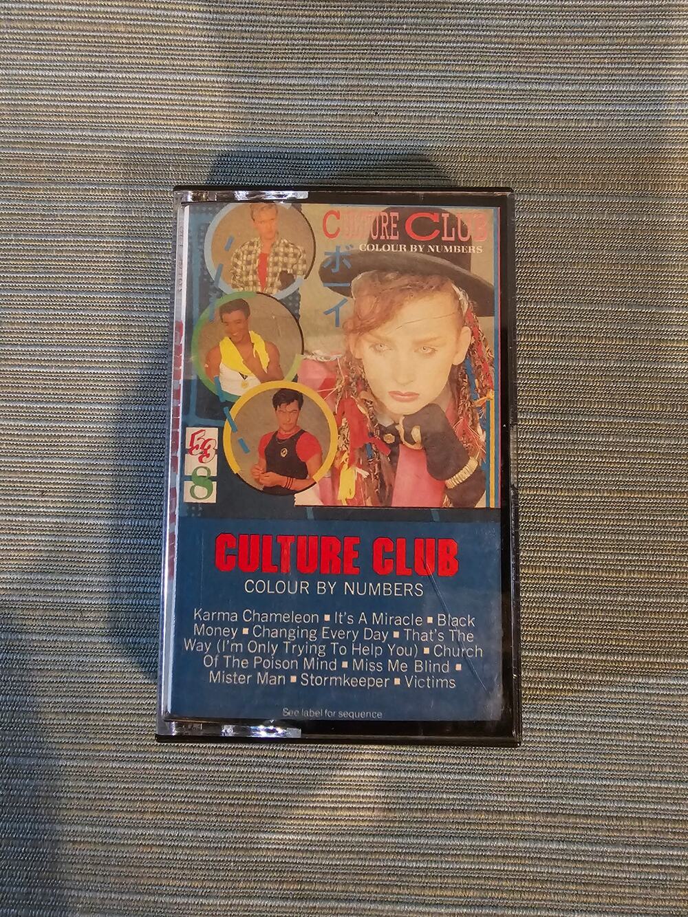Culture Club Colour By Numbers Cassette Tape 1983 Virgin Records QET 39107